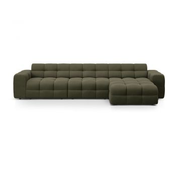 Colțar verde (cu colț pe partea dreaptă, cu șezlong) Kendal – Micadoni