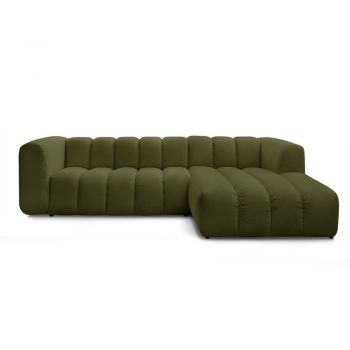 Colțar verde (cu colț pe partea dreaptă/cu șezlong) Talia – Bobochic Paris
