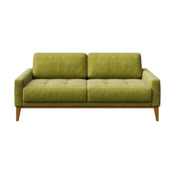 Canapea confortabilă cu 2 locuri MESONICA Musso Tufted, verde Canapea confortabilă cu 2 locuri MESONICA Musso Tufted, verde