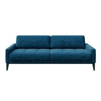 Canapea MESONICA Musso Tufted, albastru, 210 cm la reducere