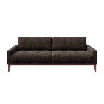 Canapea cu 3 locuri MESONICA Musso Tufted, maro închis Canapea cu 3 locuri MESONICA Musso Tufted, maro închis