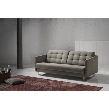 Canapea extensibilă Suinta Nesso, lățime 180 cm, gri fixa