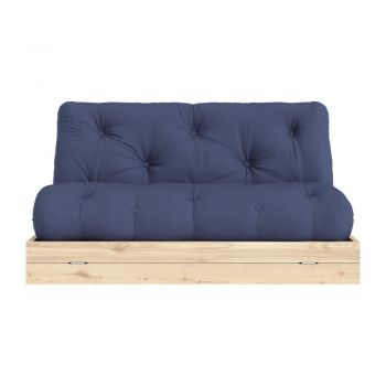 Canapea albastru-închis extensibilă 145 cm Flip – Karup Design