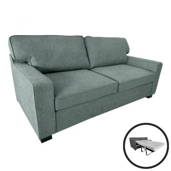 Canapea extensibila 2 locuri Polaris, Pako World, Verde, 181x91x83 cm