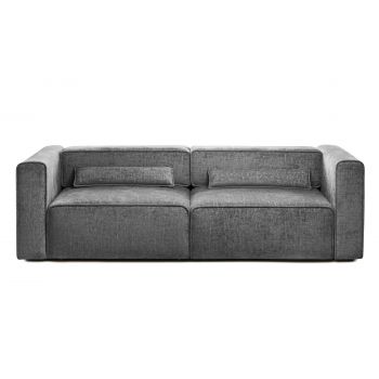 Canapea Extensibilă 3 locuri ZANETTO, cu 2 lăzi depozitare, 240x100x70 cm