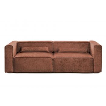 Canapea Extensibilă 3 locuri ZANETTO, cu 2 lăzi depozitare, 240x103x70 cm