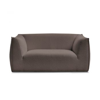 Canapea maro cu tapițerie din țesătură bouclé 170 cm Giorgia – Bobochic Paris