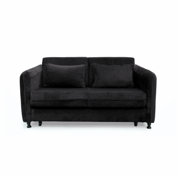 Canapea RAVIT extensibila, 3 locuri, cu arcuri si lada depozitare, antracit, 173x122x88 cm
