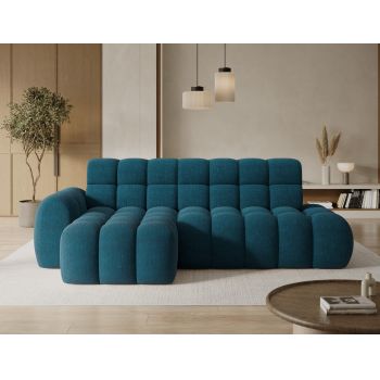 Coltar extensibil dreapta 3 locuri ELTAP, Ceedro, 283x165x98 cm, lemn/poliester, albastru inchis