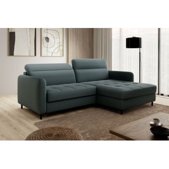 Coltar extensibil dreapta 3 locuri ELTAP, RT-38MAN, Gomsi, 228x165x100 cm, lemn/poliester, verde Coltar extensibil dreapta 3 locuri ELTAP, RT-38MAN, Gomsi, 228x165x100 cm, lemn/poliester, verde
