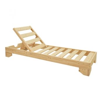 Sezlong Fendy, Pako World, Natural, 71x200x24 cm