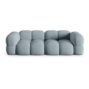 Canapea albastru-deschis 250 cm Loretto – Cosmopolitan Design