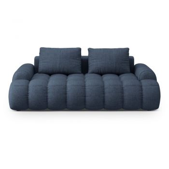 Canapea albastru-închis 200 cm Linz – Cosmopolitan Design