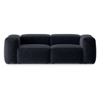 Canapea albastru-închis 224 cm Bergano – Cosmopolitan Design