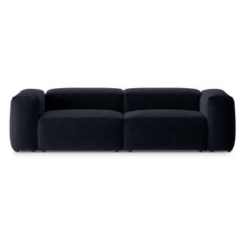 Canapea albastru-închis 264 cm Bergano – Cosmopolitan Design