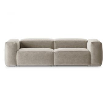 Canapea bej 264 cm Bergano – Cosmopolitan Design
