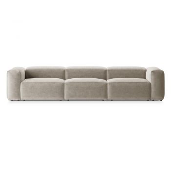 Canapea bej 364 cm Bergano – Cosmopolitan Design