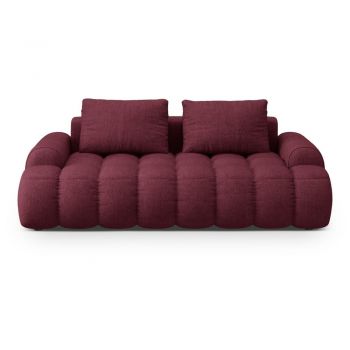 Canapea burgundy 200 cm Linz – Cosmopolitan Design