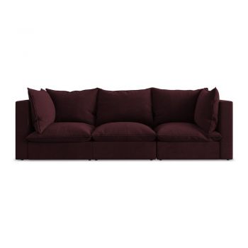 Canapea burgundy 255 cm Manao – Makamii