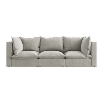 Canapea gri deschis 255 cm Manao – Makamii