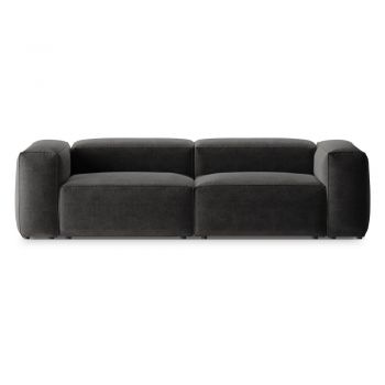 Canapea gri închis 264 cm Bergano – Cosmopolitan Design