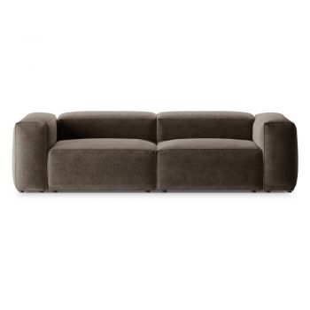 Canapea maro 264 cm Bergano – Cosmopolitan Design
