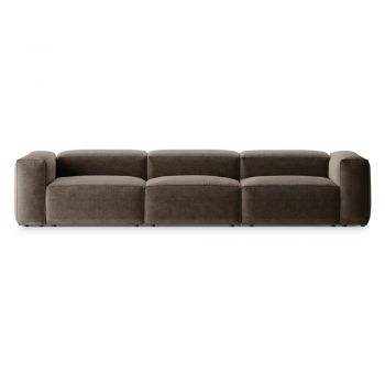 Canapea maro 364 cm Bergano – Cosmopolitan Design