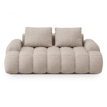Canapea maro deschis 175 cm Linz – Cosmopolitan Design