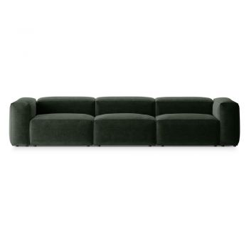 Canapea verde 364 cm Bergano – Cosmopolitan Design
