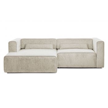 Colțar Extensibil 3 locuri ZANETTO, cu ladă de depozitare, 240x157x70 cm