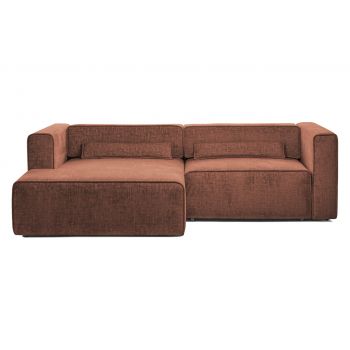 Colțar Extensibil 3 locuri ZANETTO, cu ladă de depozitare, 240x160x70 cm