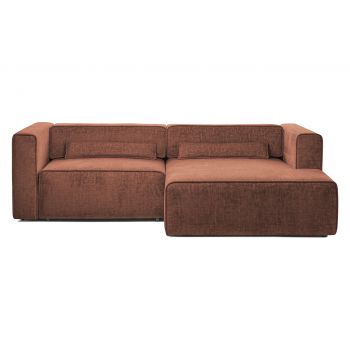 Colțar Extensibil 3 locuri ZANETTO, cu ladă de depozitare, 240x160x70 cm