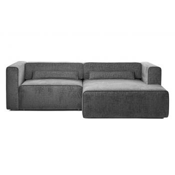 Colțar Extensibil 3 locuri ZANETTO, cu ladă de depozitare, 240x160x70 cm