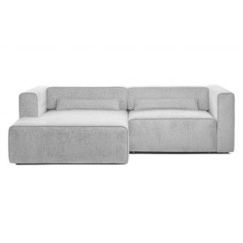 Colțar Extensibil 3 locuri ZANETTO, cu ladă de depozitare, 240x160x70 cm