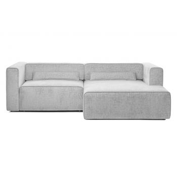Colțar Extensibil 3 locuri ZANETTO, cu ladă de depozitare, 240x160x70 cm