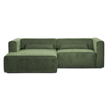 Colțar Extensibil 3 locuri ZANETTO, cu ladă de depozitare, 240x160x70 cm