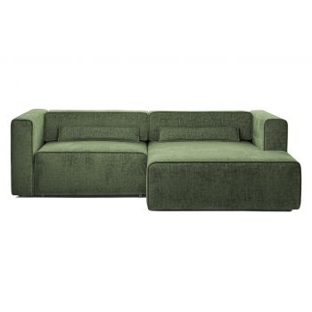 Colțar Extensibil 3 locuri ZANETTO, cu ladă de depozitare, 240x160x70 cm