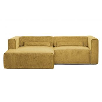 Colțar Extensibil 3 locuri ZANETTO, cu ladă de depozitare, 240x160x70 cm
