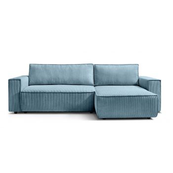 Colțar Extensibil CLOUD, cu ladă de depozitare, șezlong interschimbabil, 275x145x85 cm