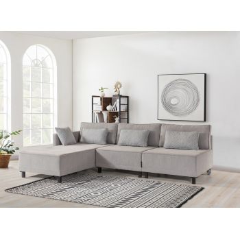 Coltar, Balcab Home, 825BLC2988, CADRU: LEMN DE FAG, Gri