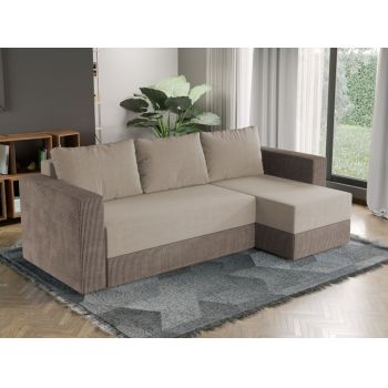 Coltar Extensibil Alfa Catifea Bej / Reiat Cappuccino