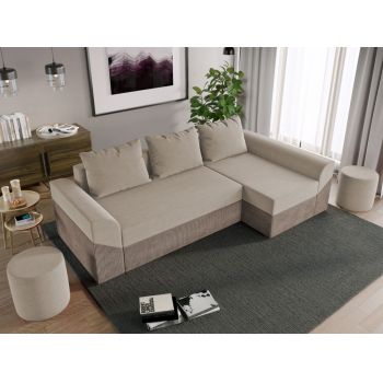 Coltar Extensibil Cali Catifea Bej / Reiat Cappuccino