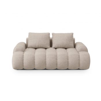 Canapea 2 locuri, Linz, Cosmopolitan Design, 175x100x84 cm, tesatura structurata, bej sand