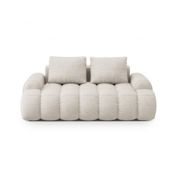 Canapea 2 locuri, Linz, Cosmopolitan Design, 175x100x84 cm, tesatura structurata, bej