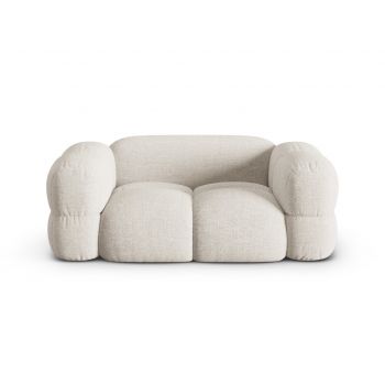 Canapea 2 locuri, Loretto, Cosmopolitan Design, 180x100x68 cm, tesatura structurata, bej