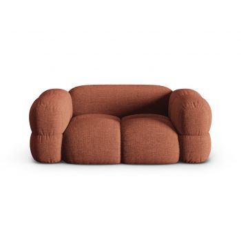 Canapea 2 locuri, Loretto, Cosmopolitan Design, 180x100x68 cm, tesatura structurata, corai