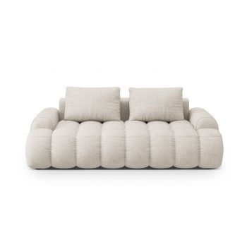 Canapea 3 locuri, Linz, Cosmopolitan Design, 200x100x84 cm, tesatura structurata, bej