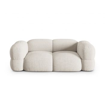 Canapea 3 locuri, Loretto, Cosmopolitan Design, 210x100x68 cm, tesatura structurata, bej