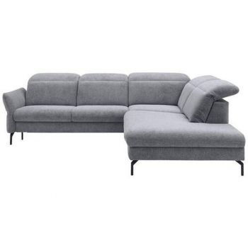 CANAPEA EXTENSIBILA textil gri