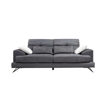 Canapea fixa FRIDO, 2 locuri, antracit, 185x92x79 cm